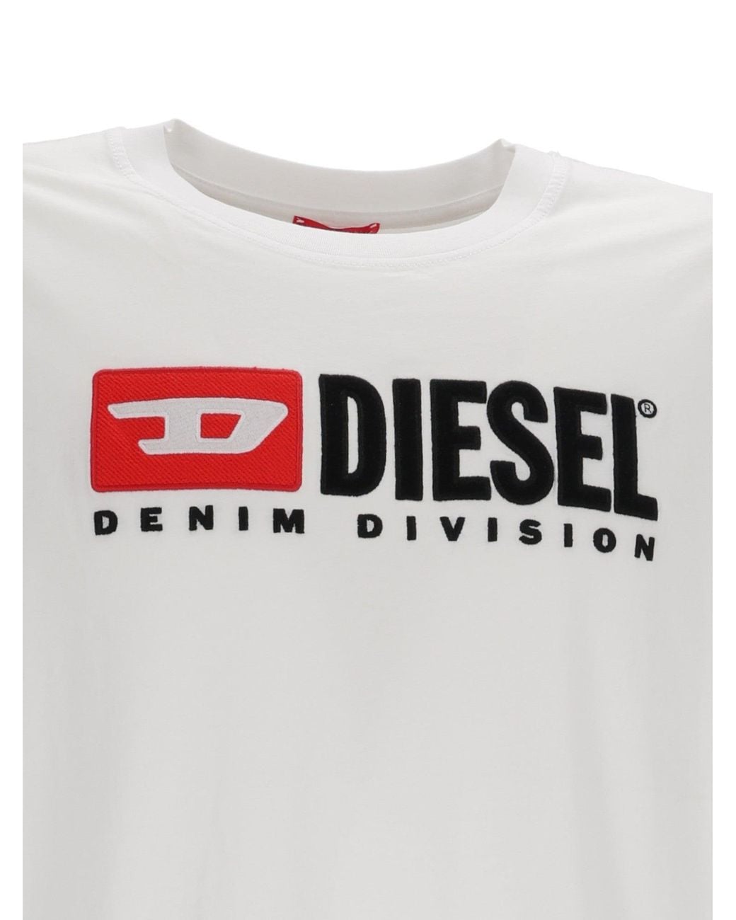 DIESEL White T Boxt Div Maglietta
