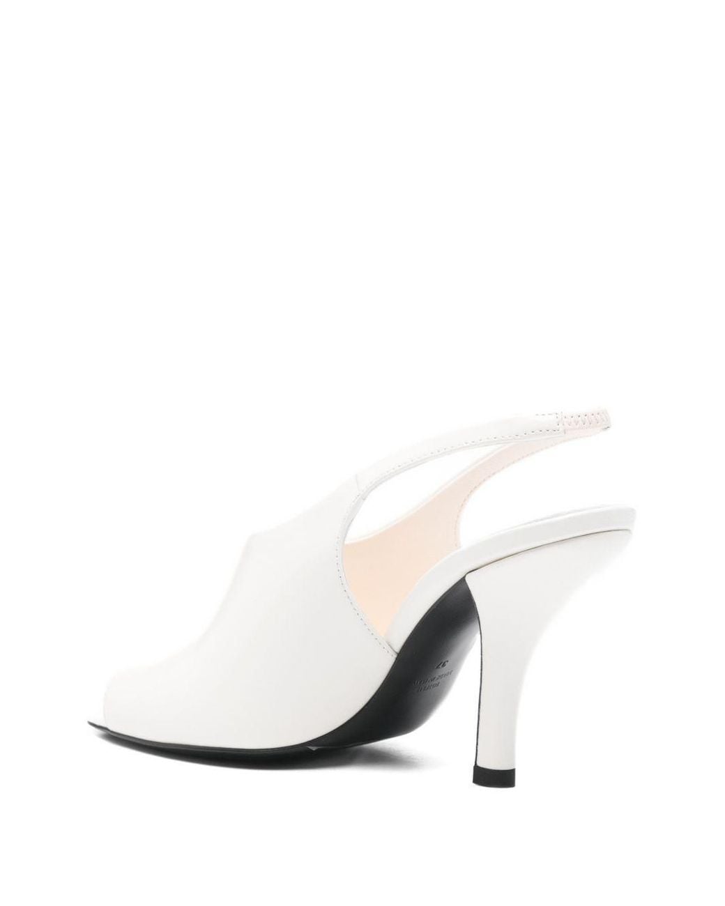 Totême  White Slingback Pumps