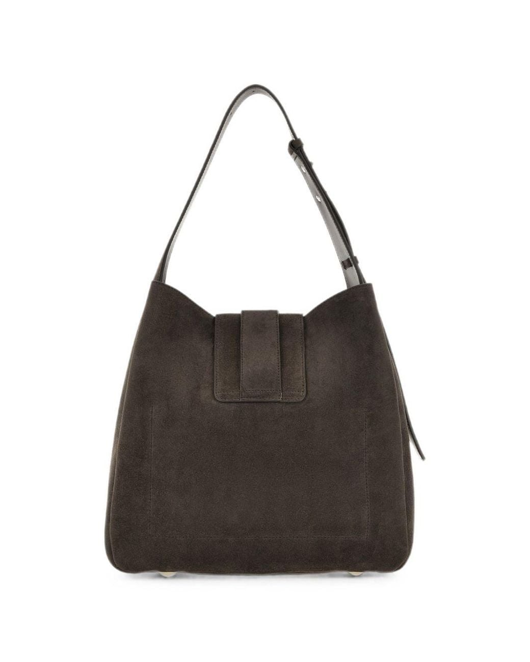 Hogan Black Trend Leather Hobo Bag