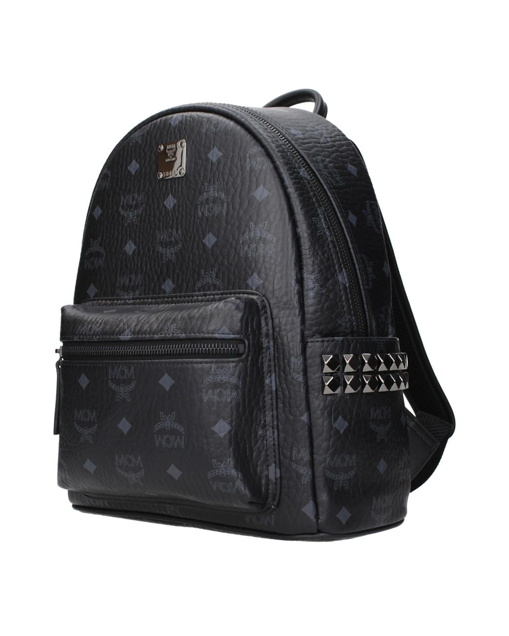 MCM Black Backpacks And Walruses Stark Side Studs Tissue