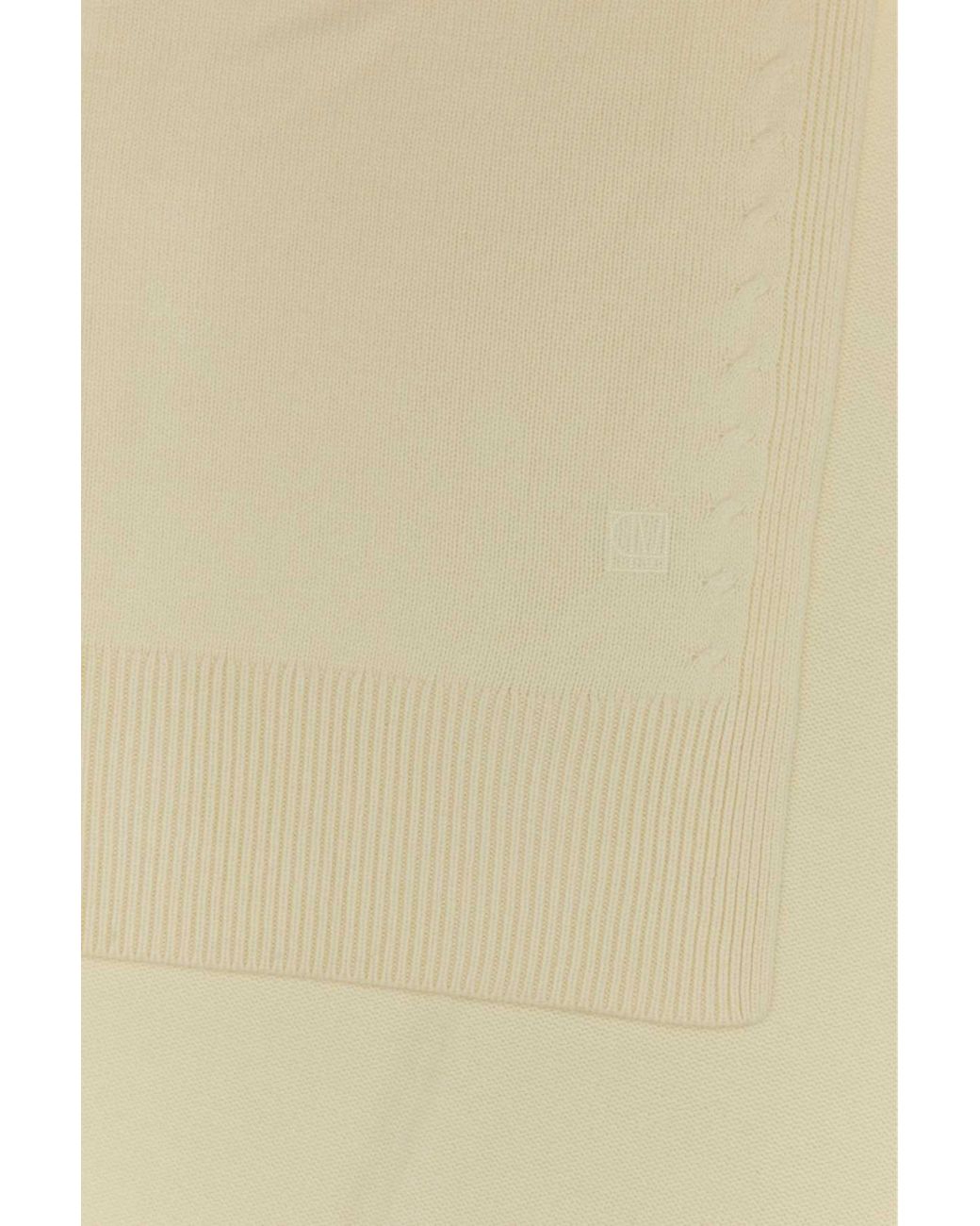 Camilla & Marc Natural Ivory Wool Blend Ash Scarf