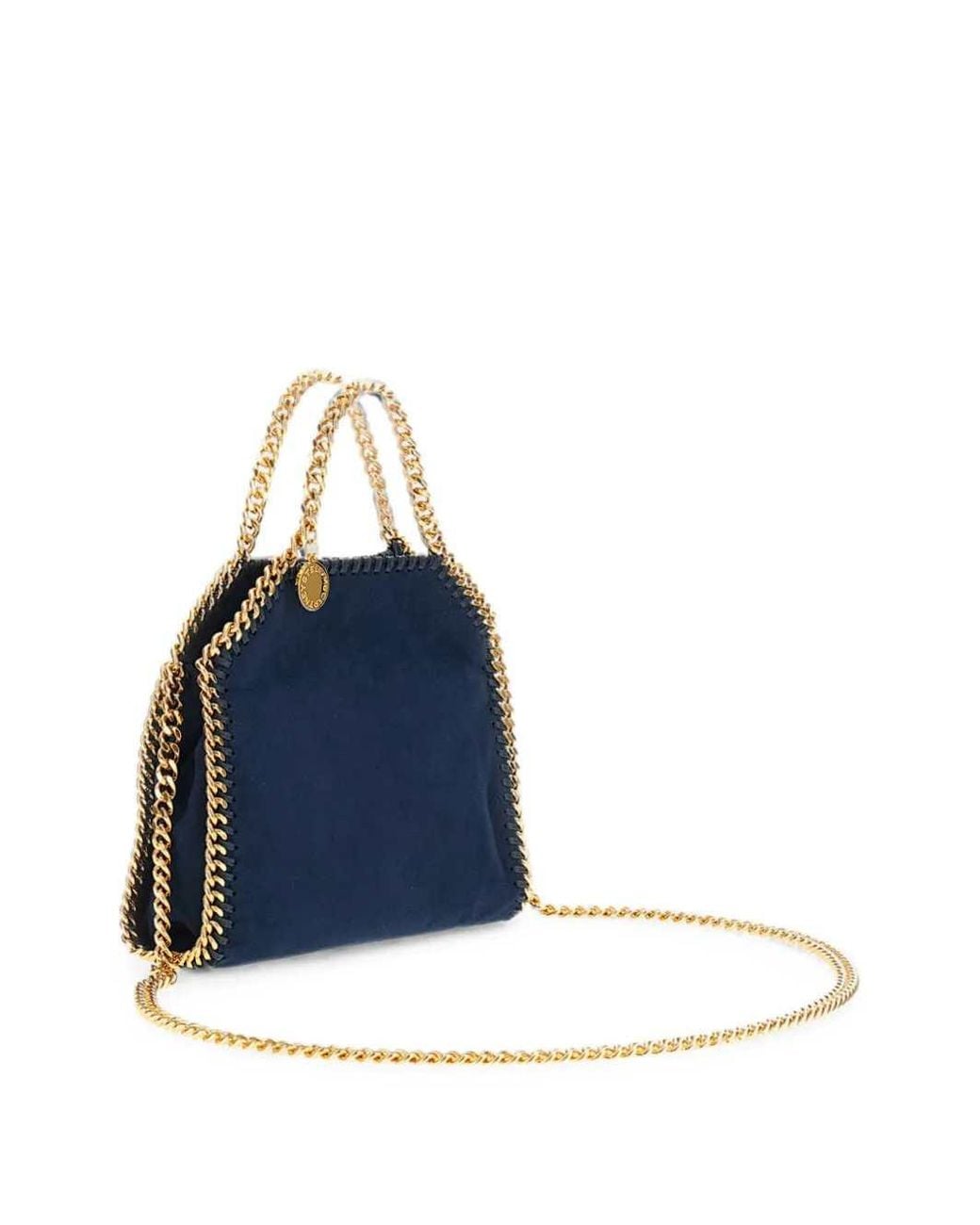 Stella McCartney Blue Falabella Shoulder Bag With Chain Trim