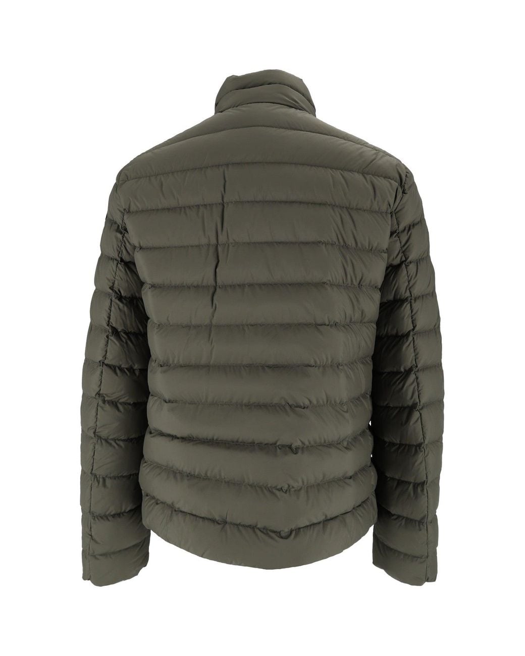 Parajumpers Green Ugo Quilted Zippered Pockets Down Jacket for men