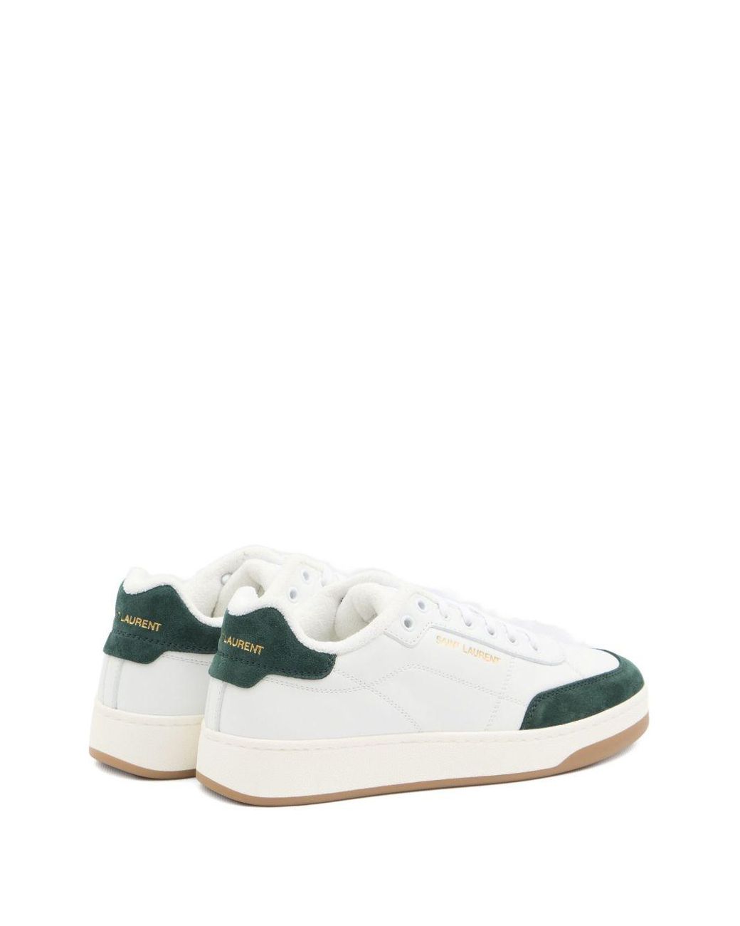 Saint Laurent Sneakers Groen in het White voor heren