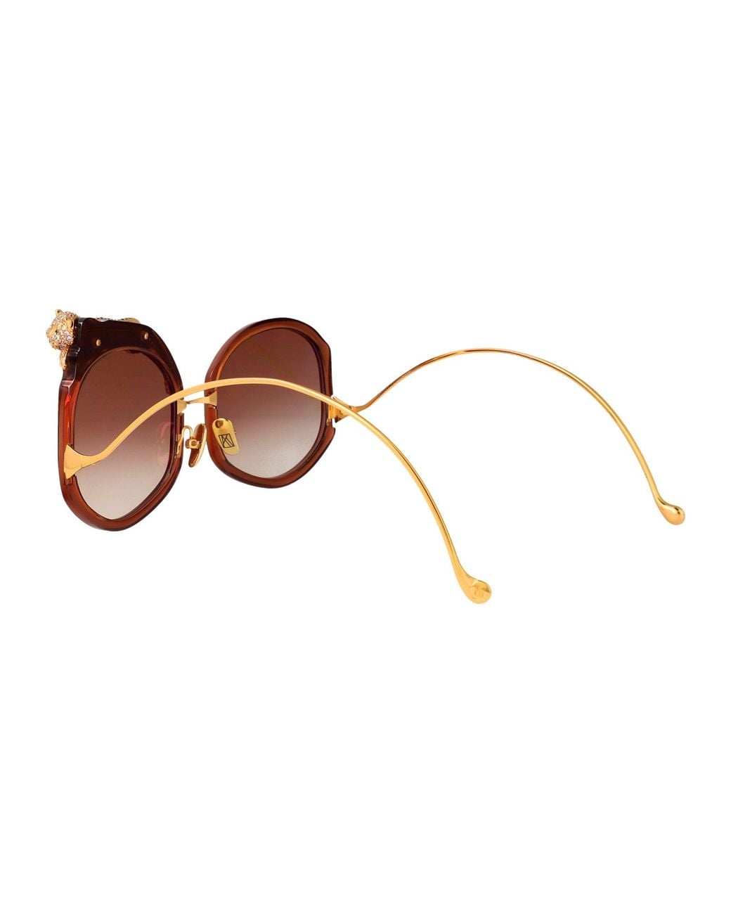 Anna Karin Karlsson Brown Sunglasses Rose Et Le Rêve Sun Caramel