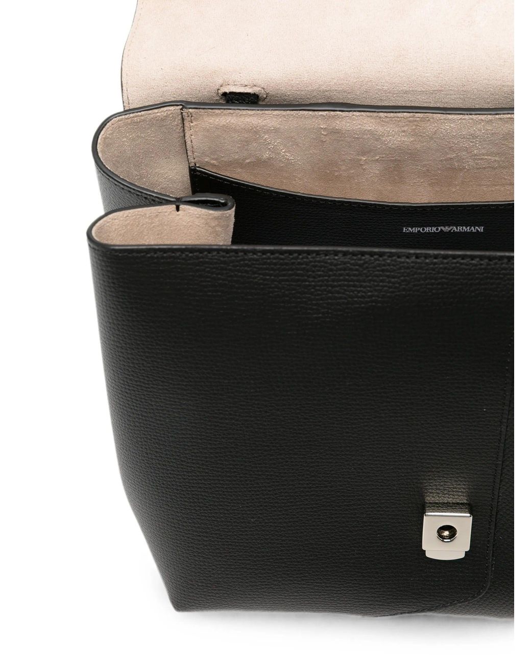 Emporio Armani Brown Top Handle Bag