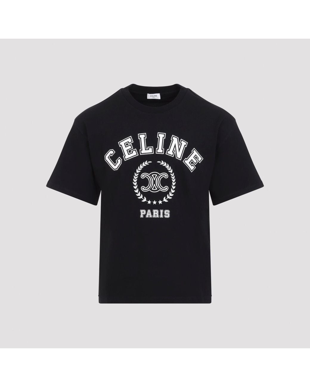 Céline Black Relaxed T-Shirt