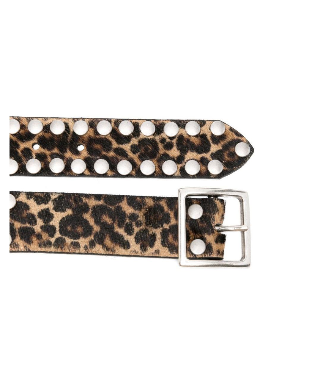 Golden Goose Deluxe Brand Multicolor Leo Studded Leather Belt