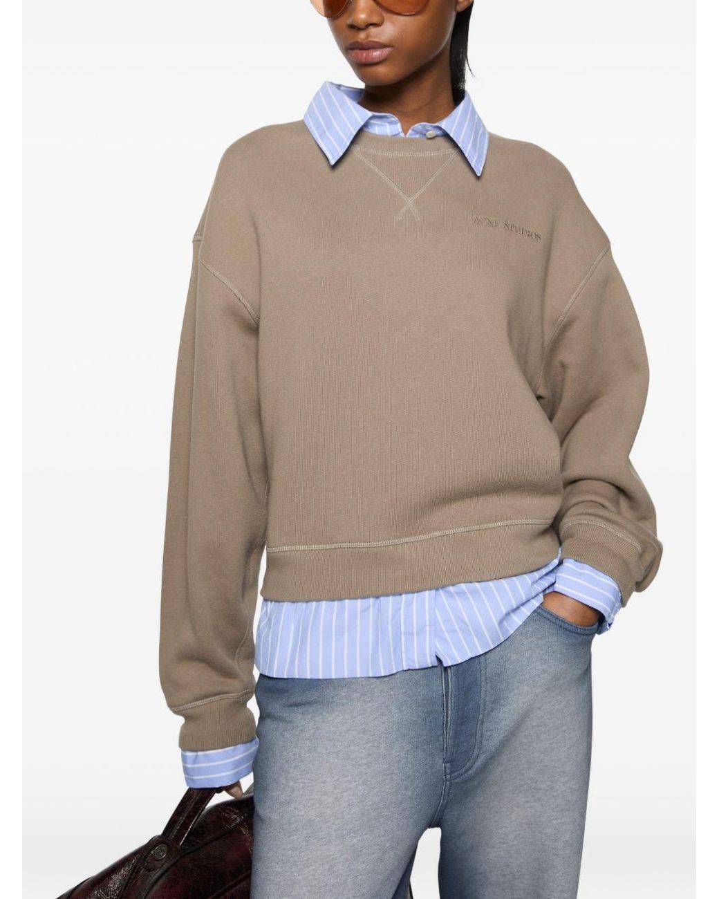 Acne Natural Organic Cotton Polo Shirt