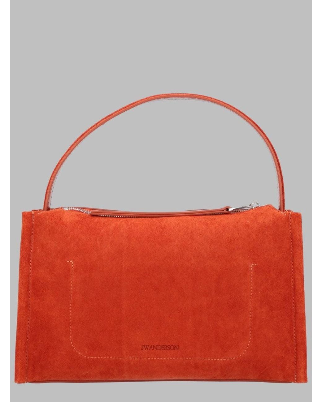 J.W. Anderson Red Italian 100% Leather Shoulder Bag
