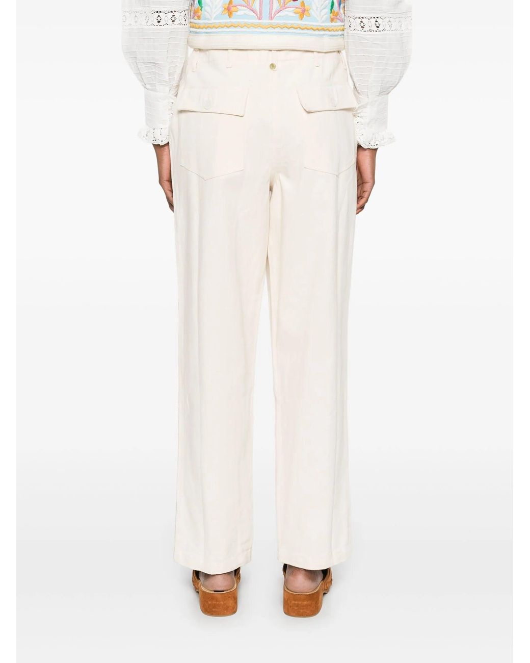 Antik Batik White Alex Pant Clothing