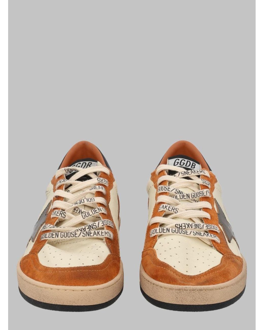 Golden Goose Deluxe Brand Metallic Mixed Leather Sneakers
