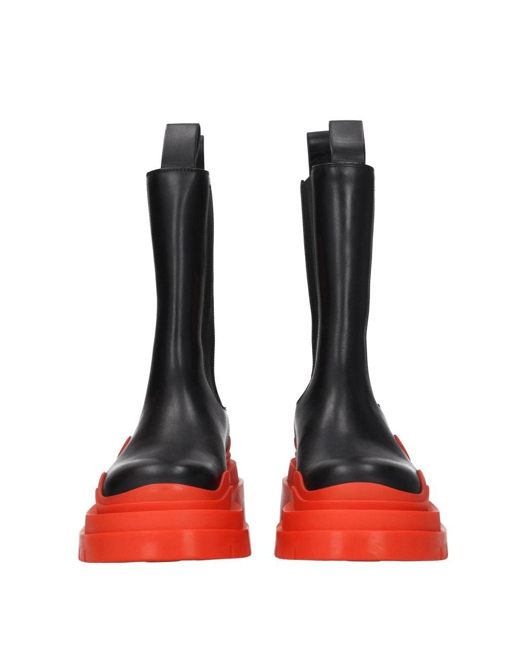 Bottega Veneta Red Stivaletti Donna Pelle Nero/Sunburst for men