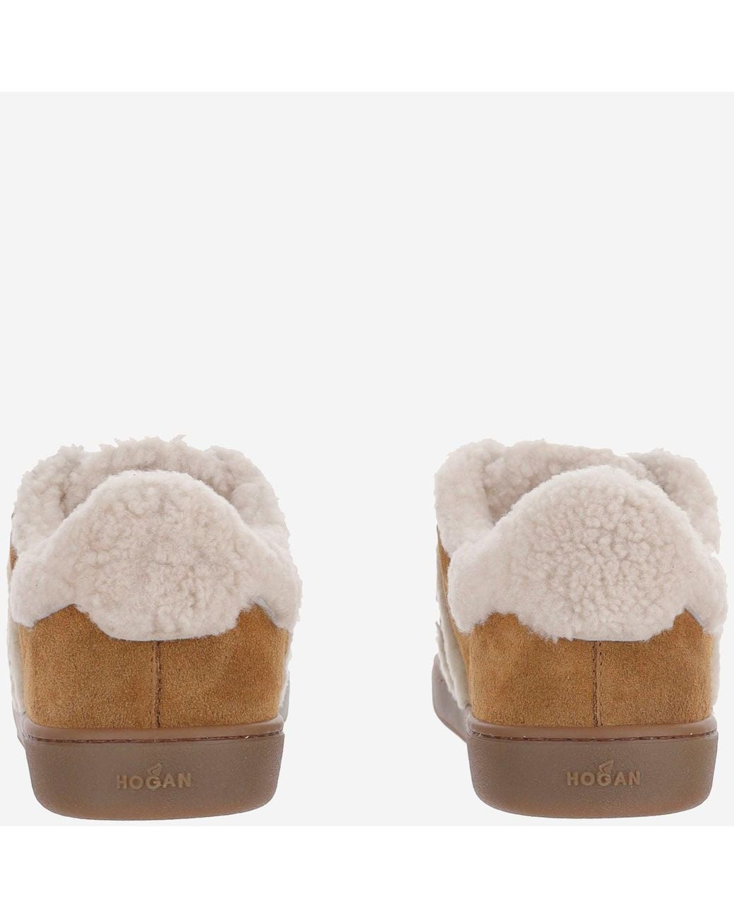 Hogan Brown Cool Suede Sneakers