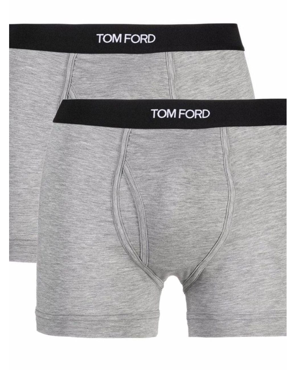 Tom Ford Gray Bi Pack Boxer