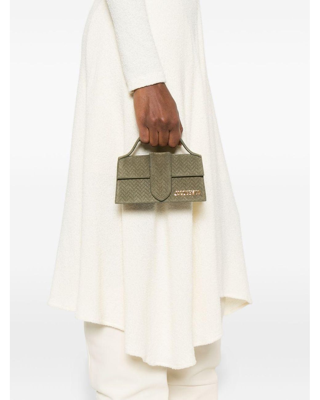 Le Bambino Sac à main en cuir Jacquemus en coloris Green