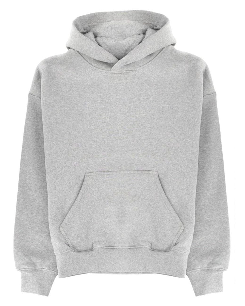 Purple Brand Gray "Basic" Sweatshirt for men