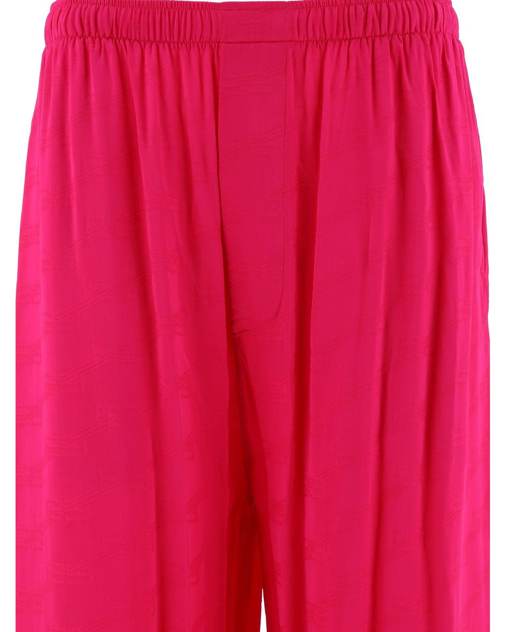 Balenciaga Red "Bb Monogram" Trousers