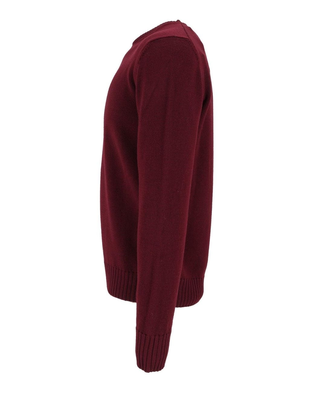 Ballantyne Red R Neck Pullover