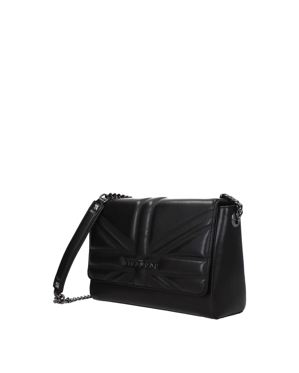 John Richmond Black Crossbody Bag Polyurethane