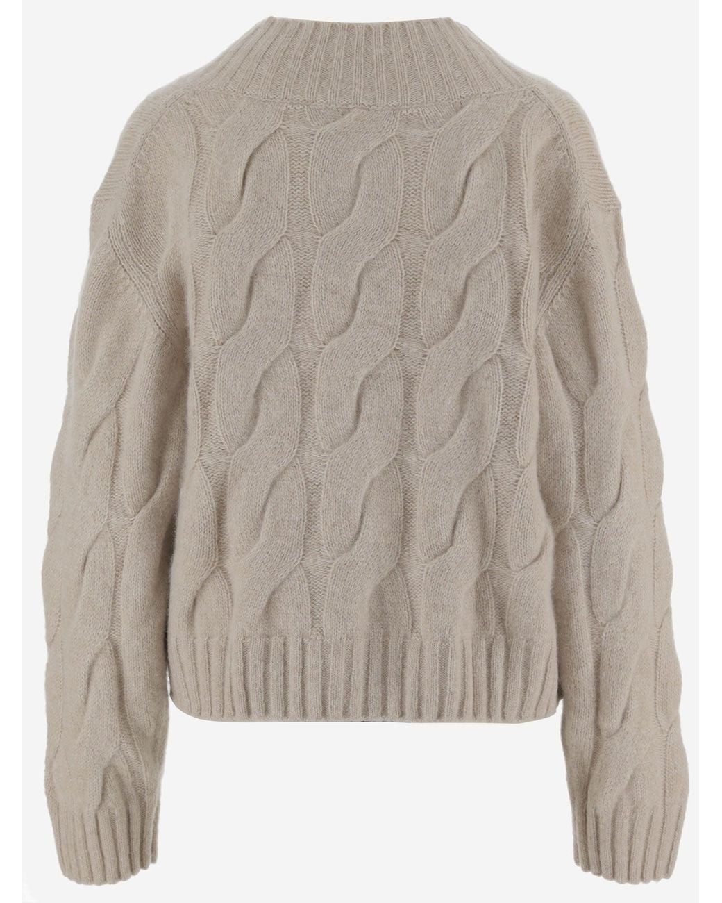 Allude Natural Cashmere And Silk Sweater