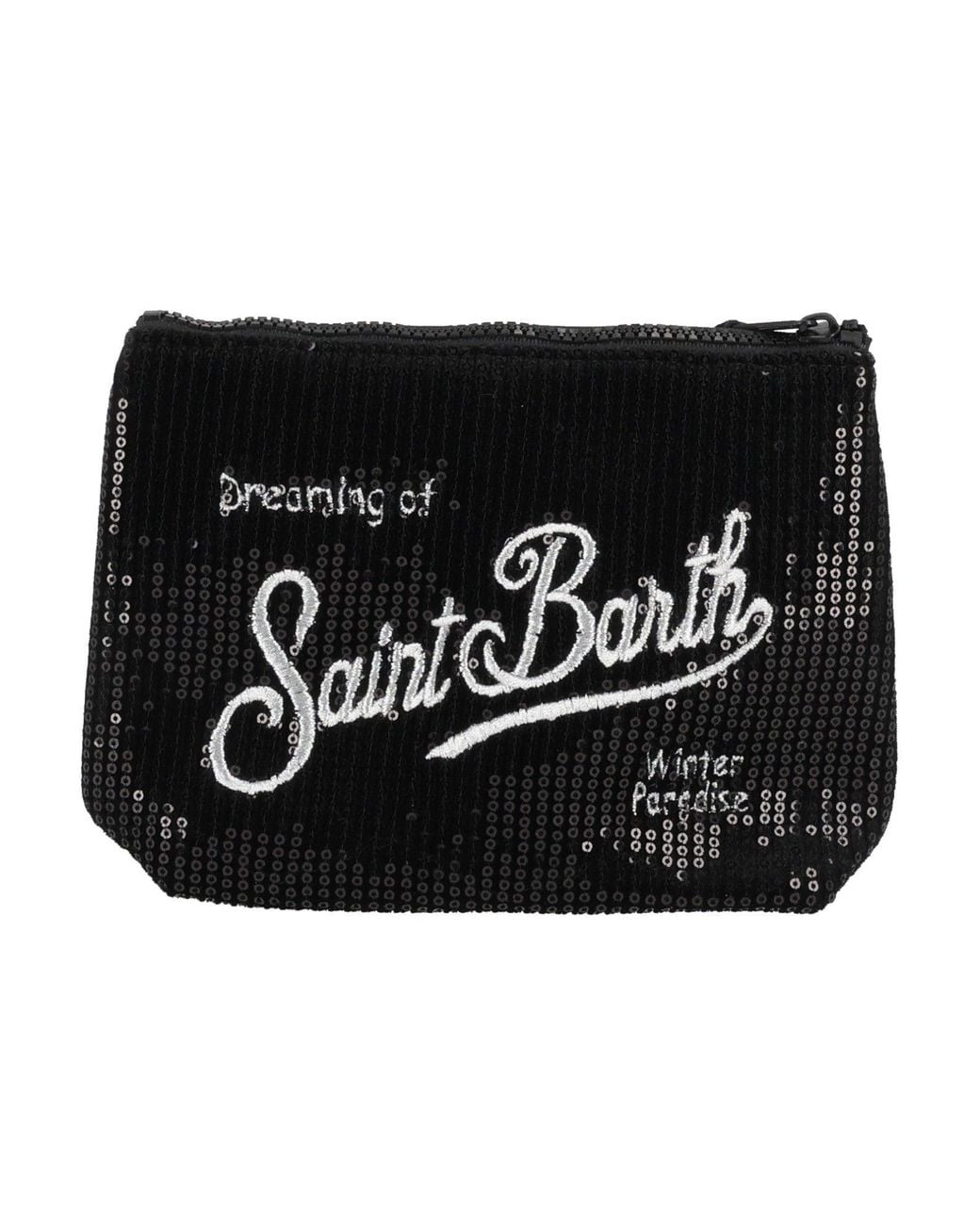 Mc2 Saint Barth Black Aline Velvet Paillettes 00 Emb
