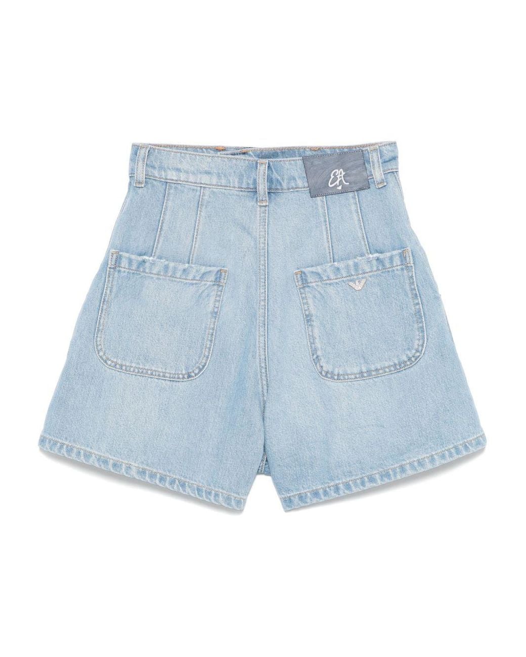 Emporio Armani Blue Denim Shorts