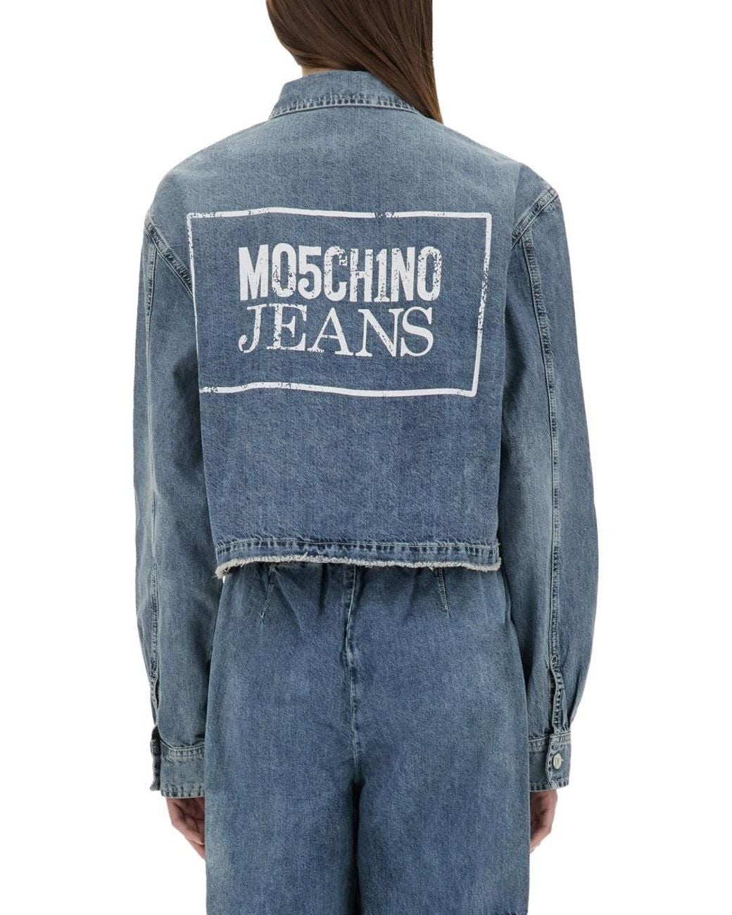 Moschino Blue Regular Solid Shirt