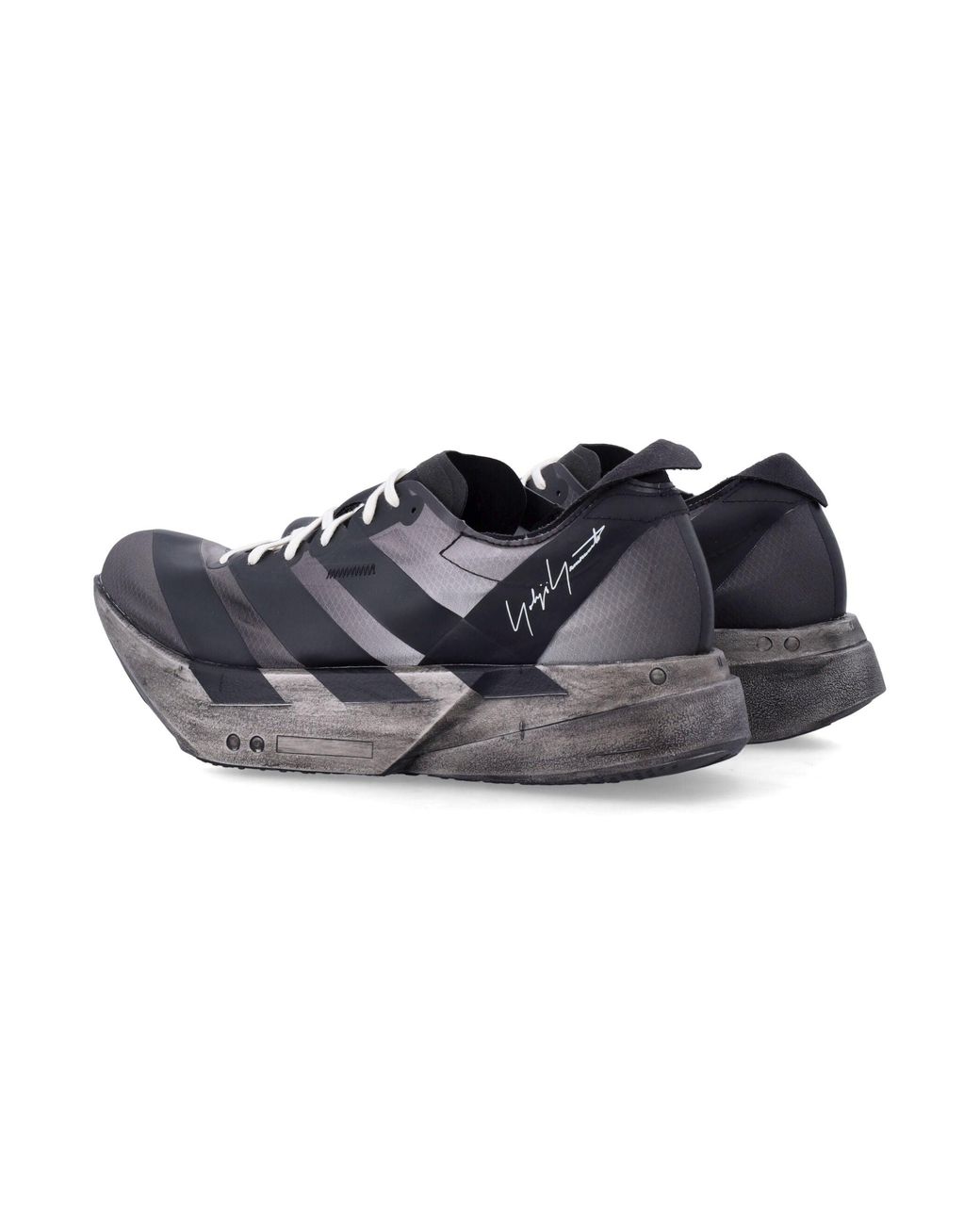 Y-3 Blue Low-Top Sneakers