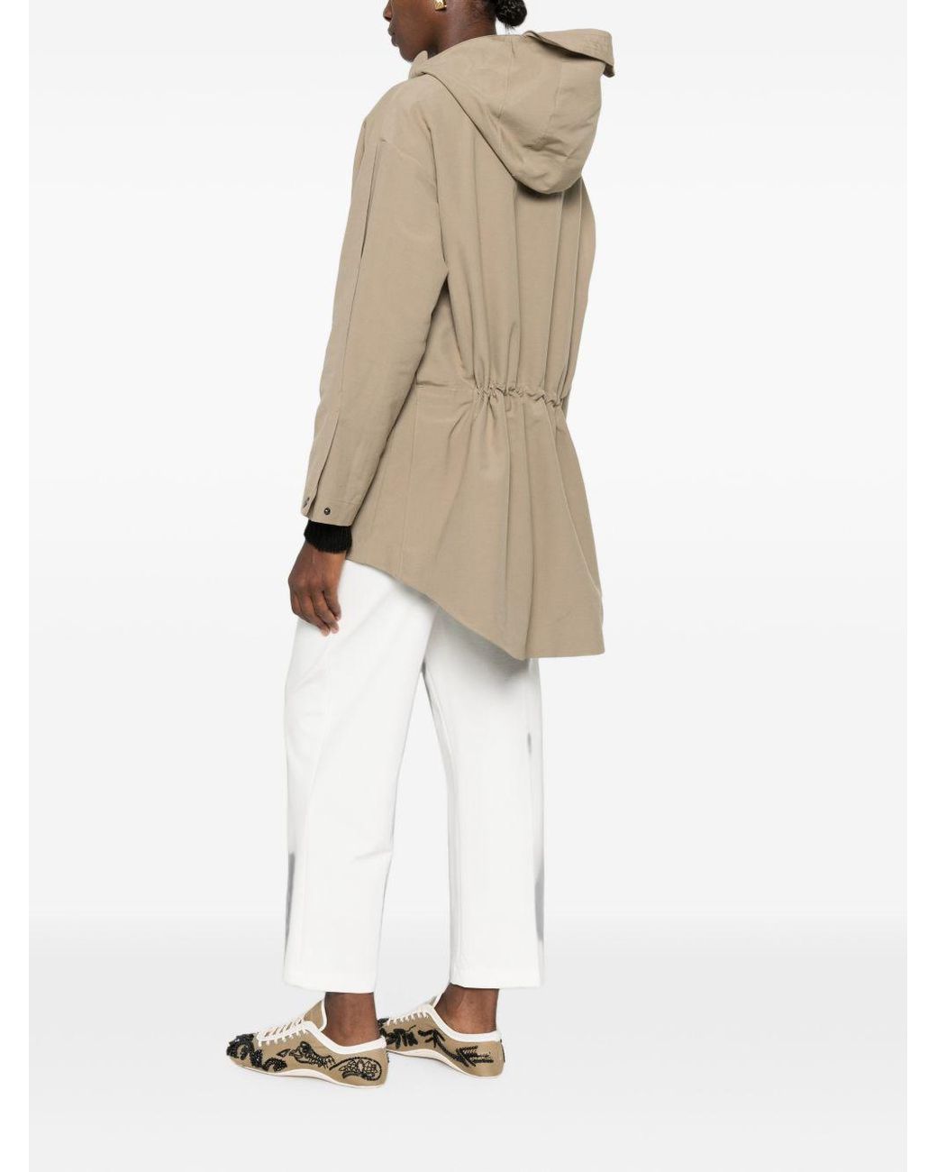 Emporio Armani Natural Cotton Blend Blouson Jacket