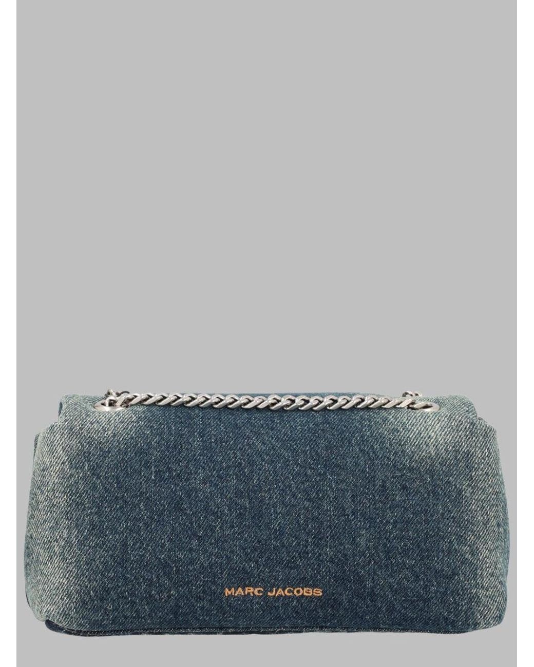 Marc Jacobs Blue Mini Crossbody Bag With Chain Strap