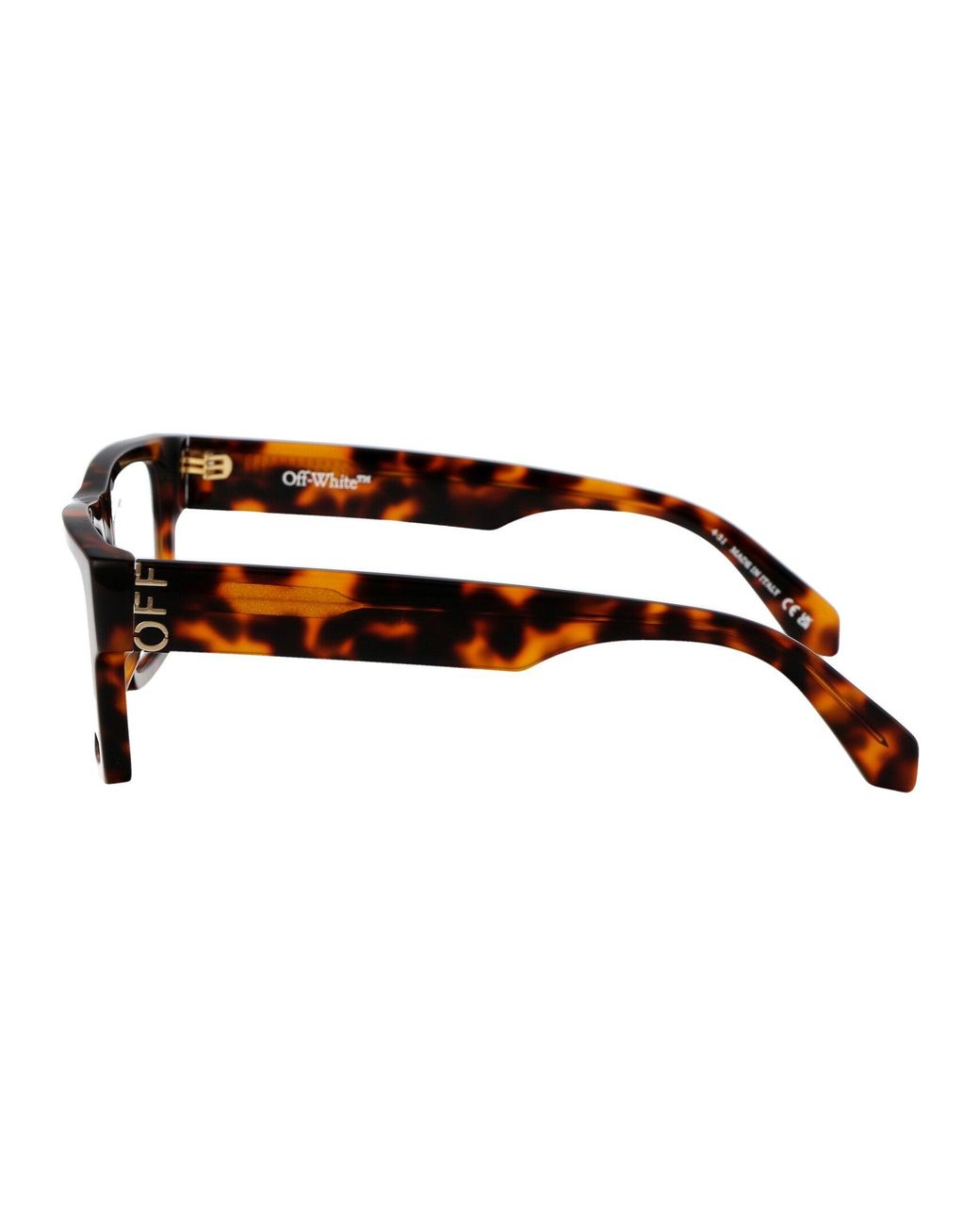 Off-White c/o Virgil Abloh Brown Havana Acetate Glasses