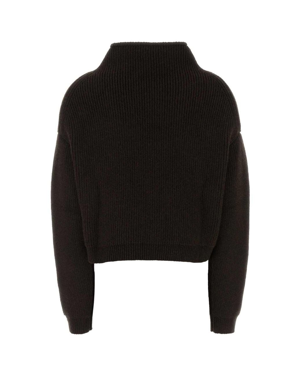 Khaite Black Cashmere Cardigan