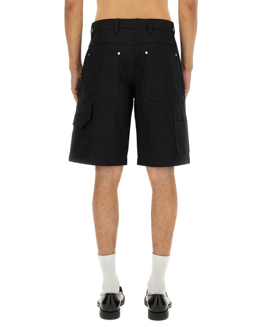 Gucci Black Short Gg Jacquard for men