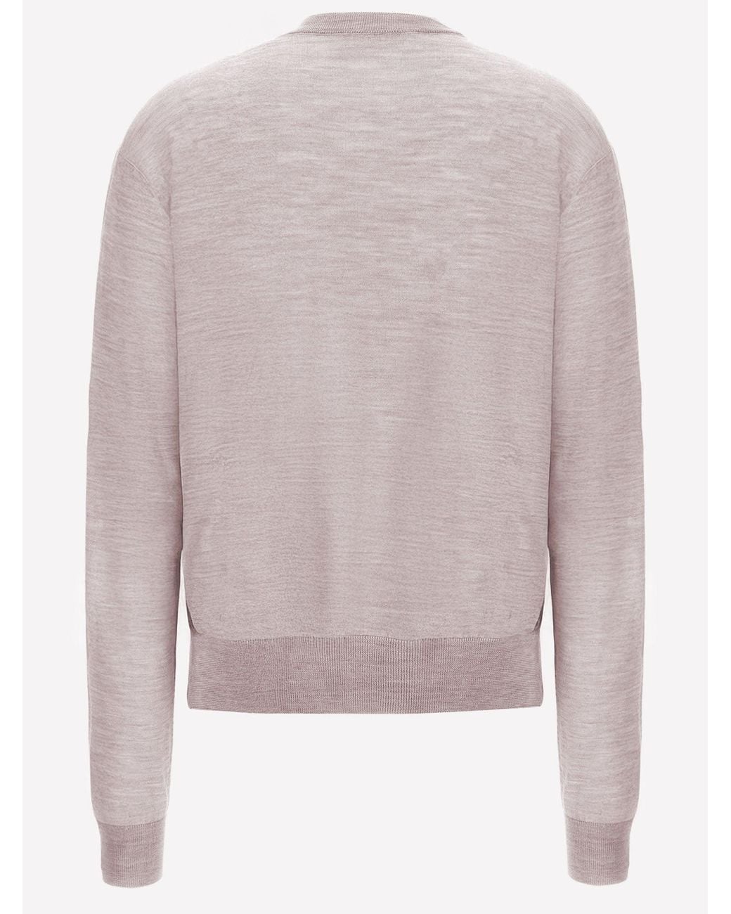 Jil Sander Pink Wool And Cashmere Blend Sweater