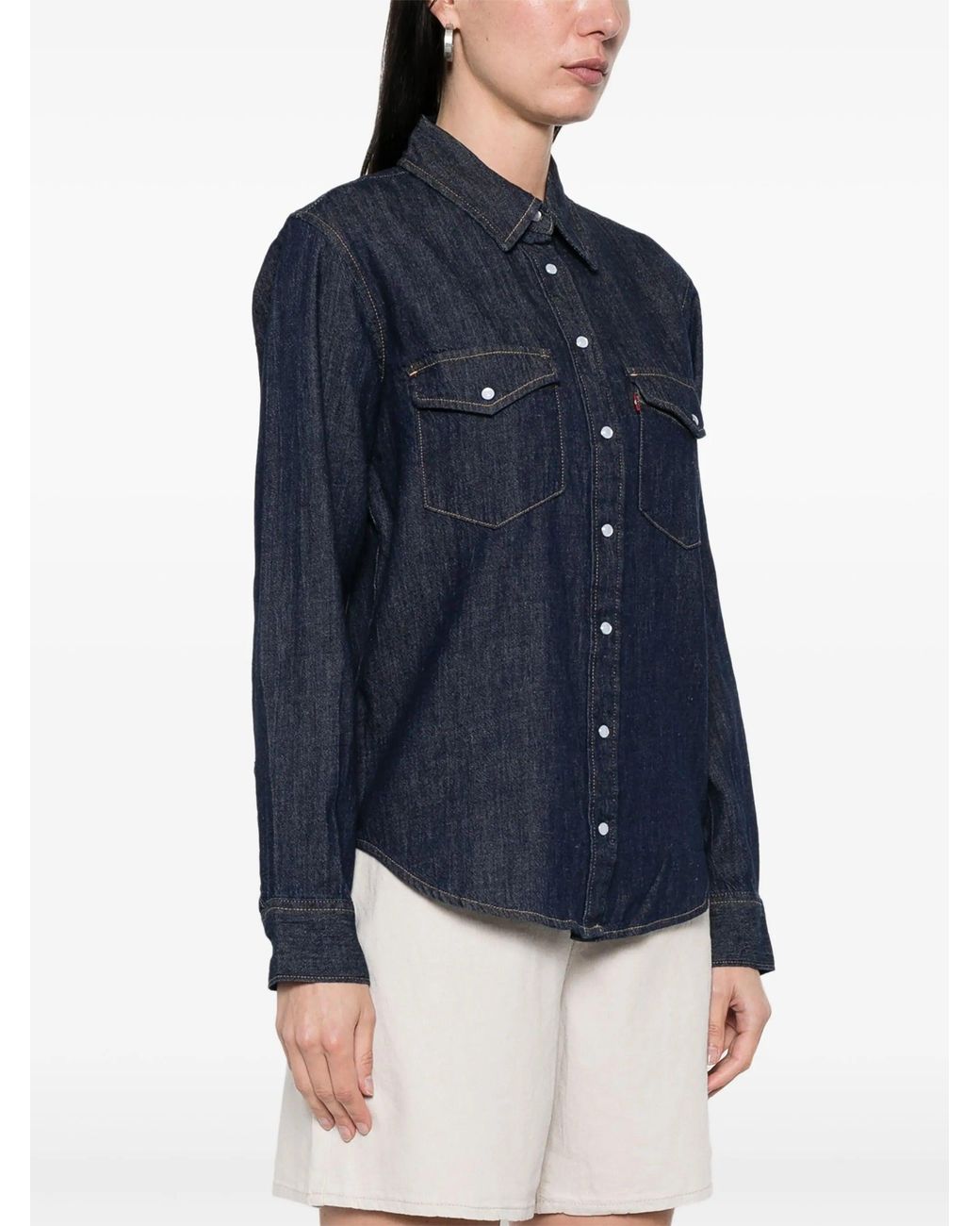 Levi's Iconic Blouse in het Blue