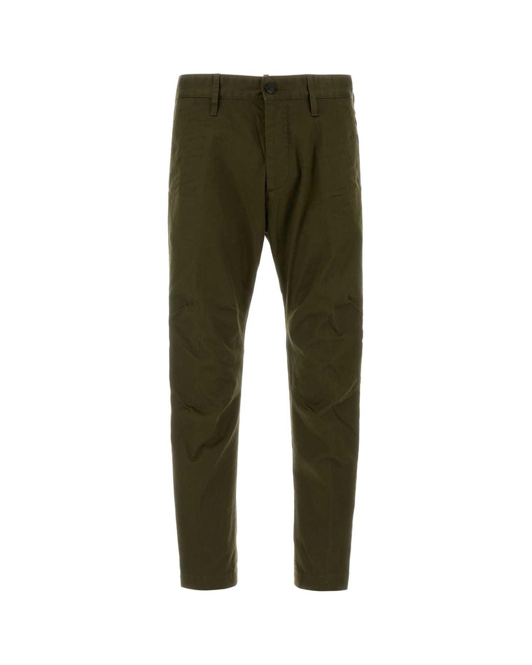 DSquared² Olive Green Stretch Cotton Chino Pant for men