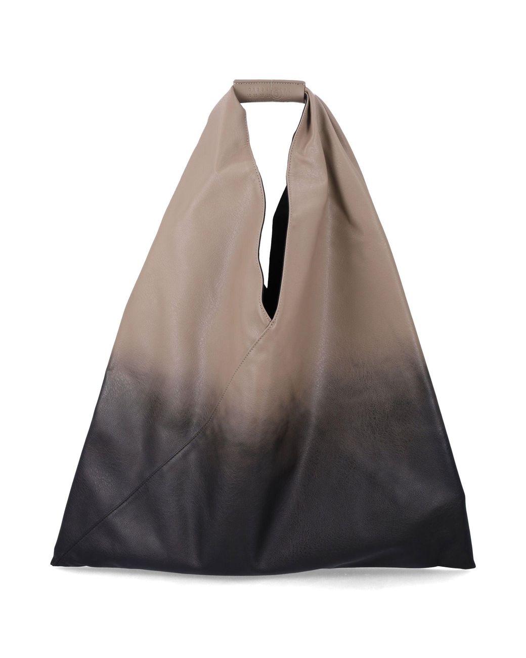 MM6 by Maison Margiela Brown Oversized Open-Top Tote Bag