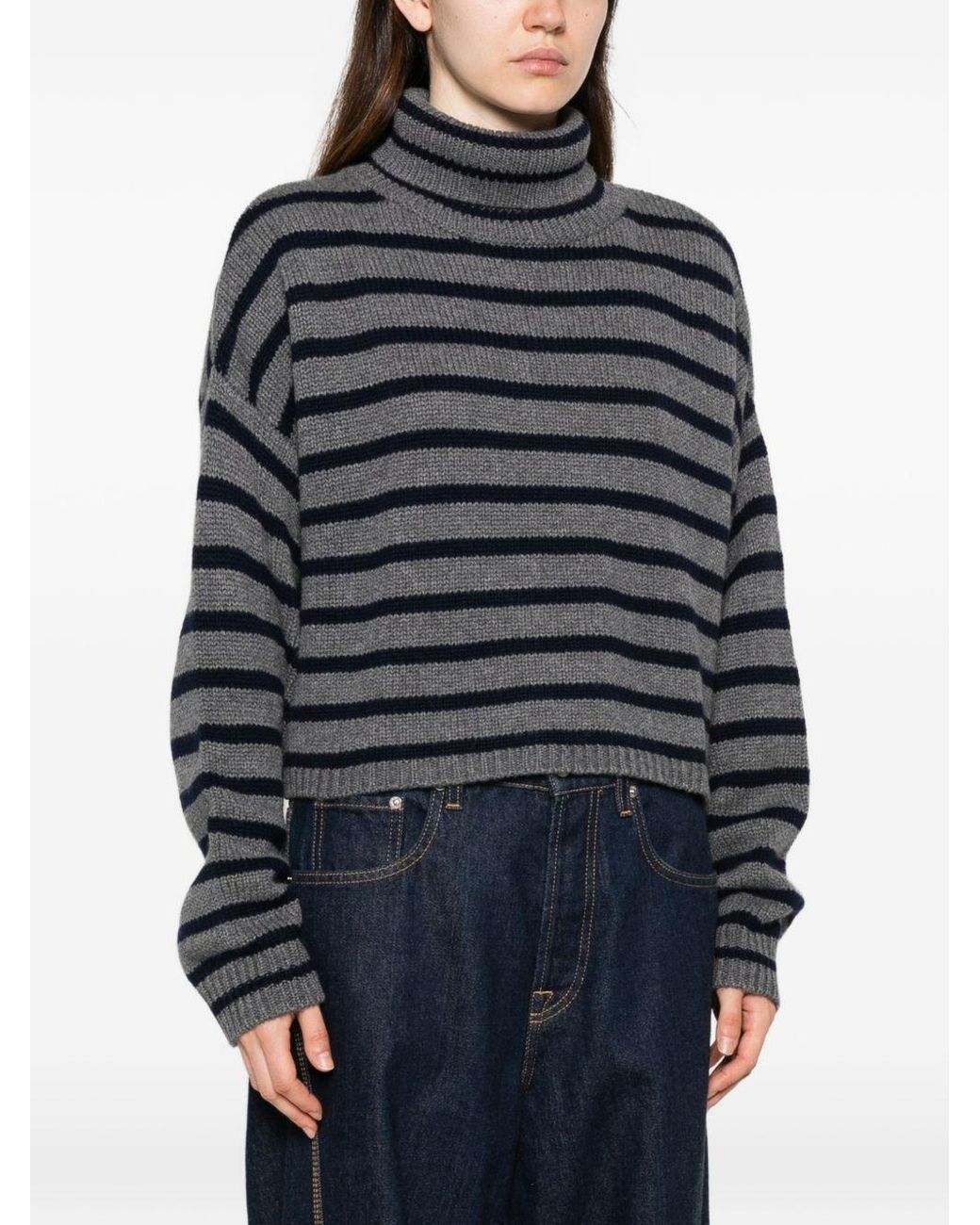 Lisa Yang Black Zerlina Cashmere Turtle-Neck Sweater