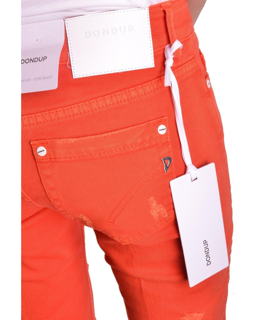 Dondup Jeans Koraal in het Red
