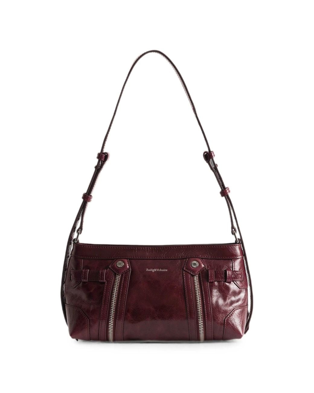 Zadig & Voltaire Purple Baby Madison Vintage Patent