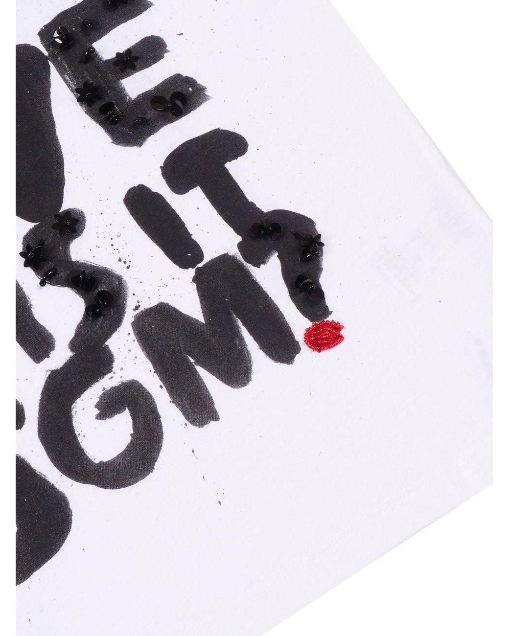 MSGM White I've Got To Go.