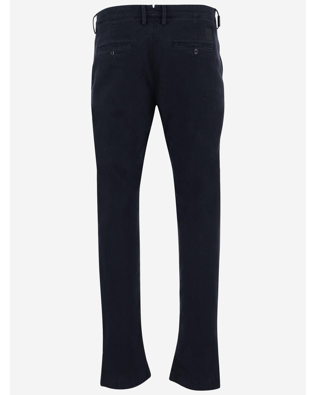 Jacob Cohen Blue Pants Stretch Cotton-Blend Lyocell Trousers for men