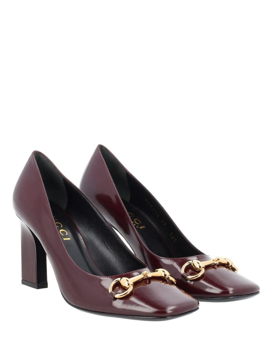 Gucci Brown Slip On Pumps
