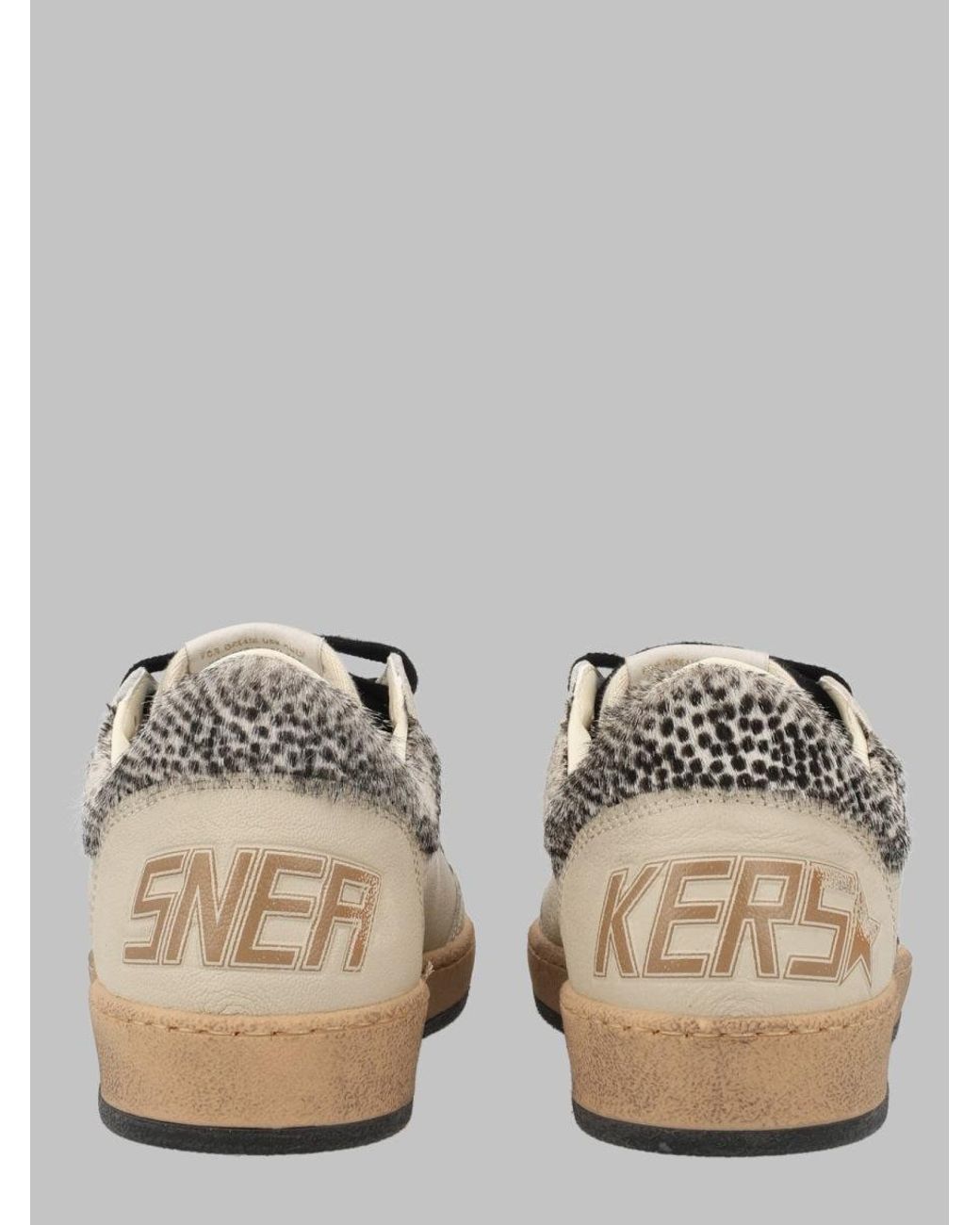 Golden Goose Deluxe Brand Black Ball Star Worn-In Leather Sneakers