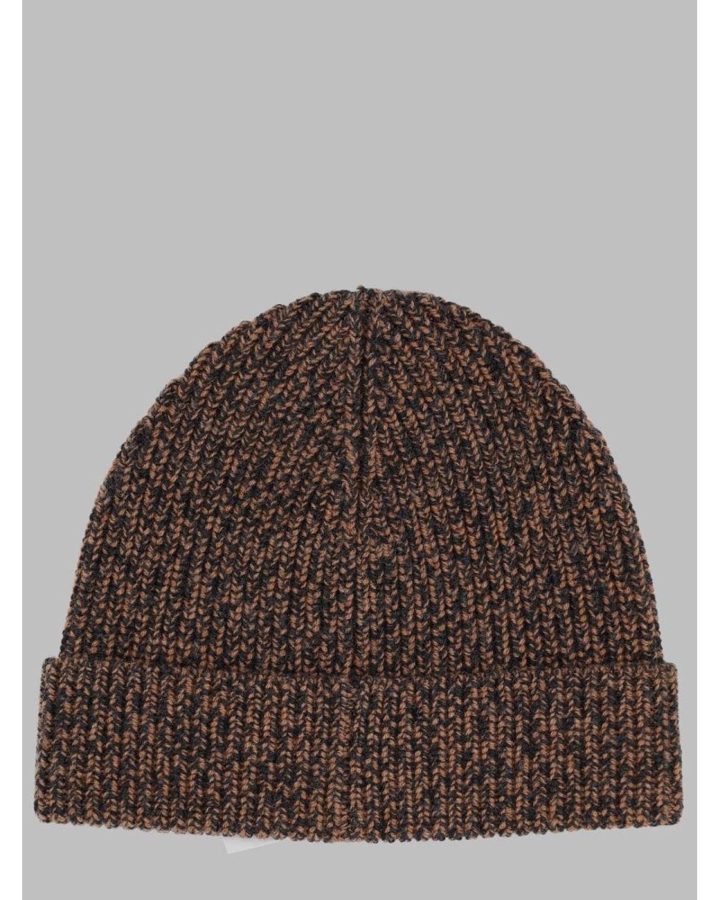 Isabel Marant Brown Textured Fedora Hat