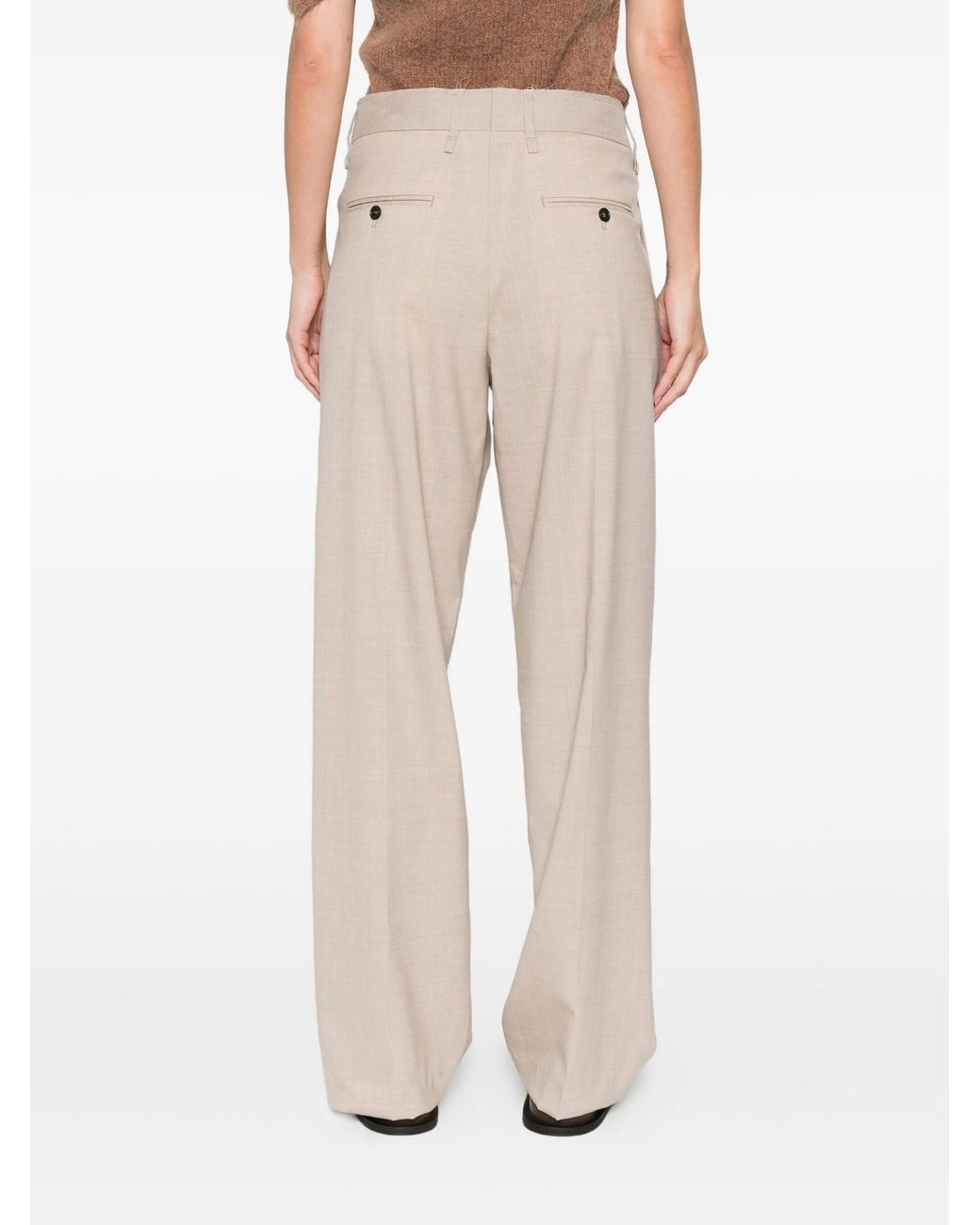 FEDERICO CINA Natural Classic Trousers