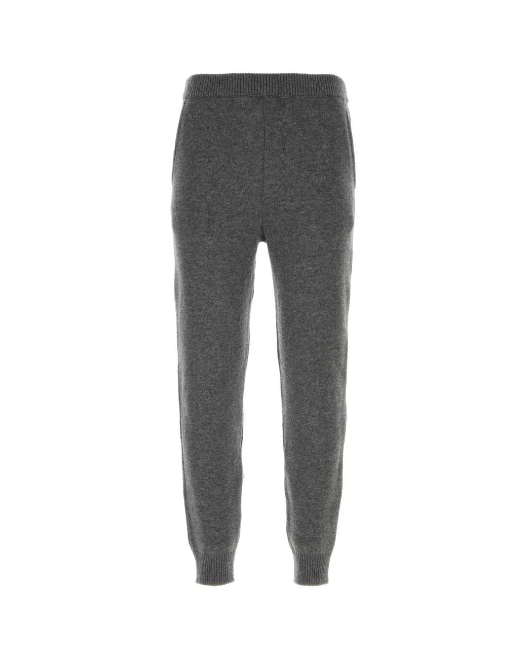 Prada Gray Dark Cashmere Joggers for men