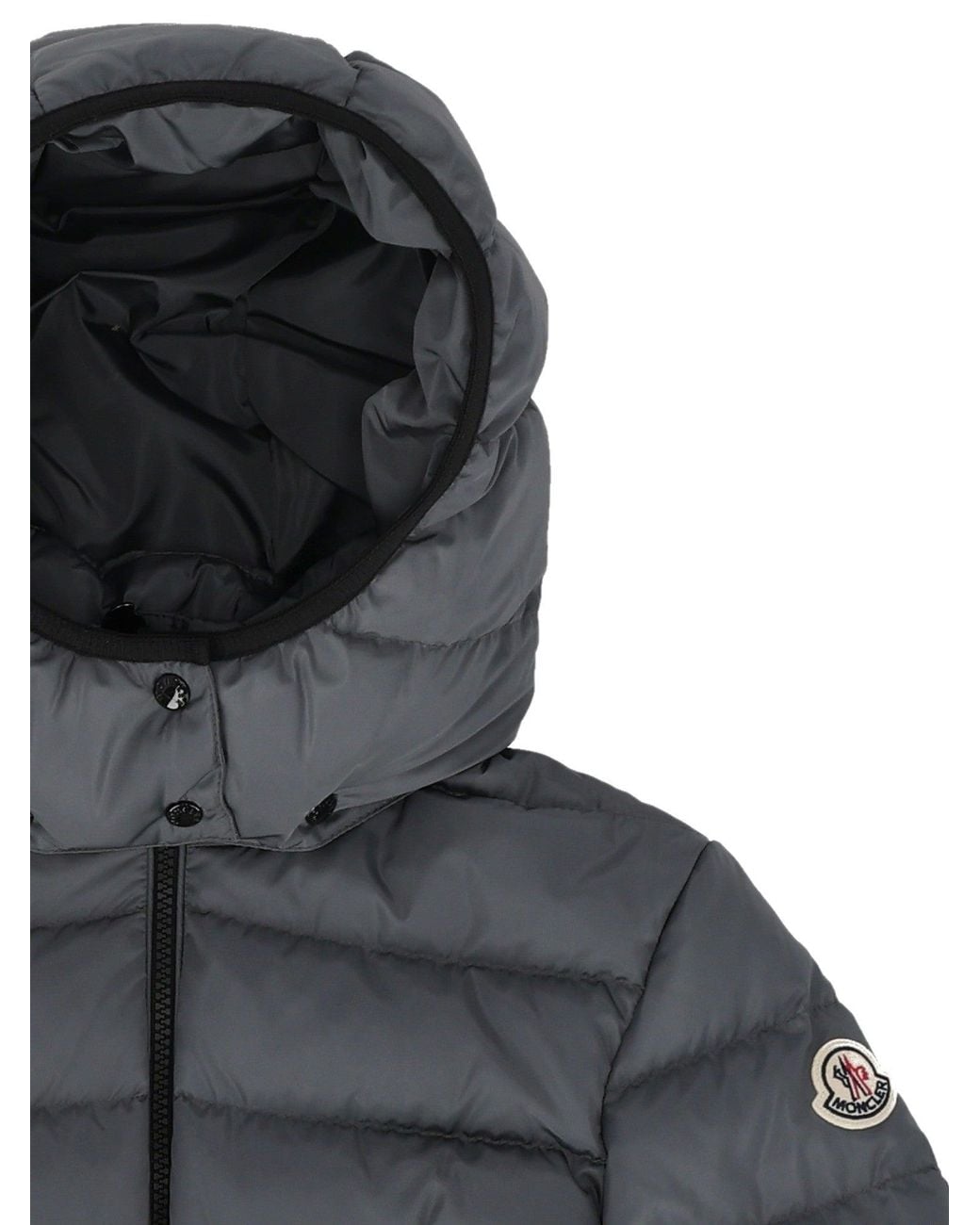 Moncler Gray Dark Charpal Long Coat