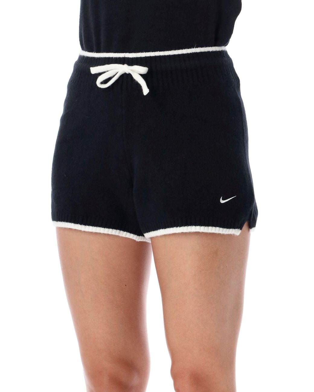 Nike Black Sportswear Chill Knit Shorts